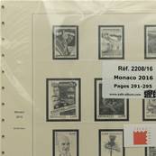 Feuilles mise à jour Monaco 2016 SAFE DUAL 2208-16