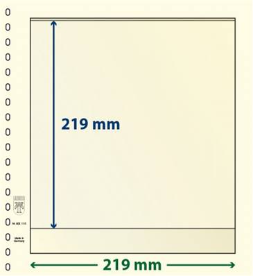 10 feuilles neutres LINDNER T 802110P