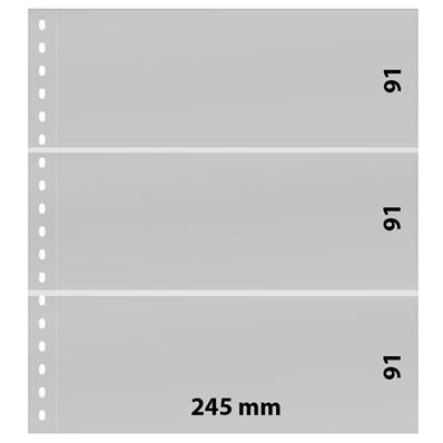 10 feuilles 3 bandes blanches OMNIA 011P LINDNER