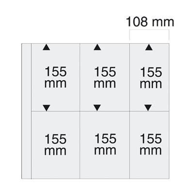 5 feuilles CPM Verticales noires SAFE 6021