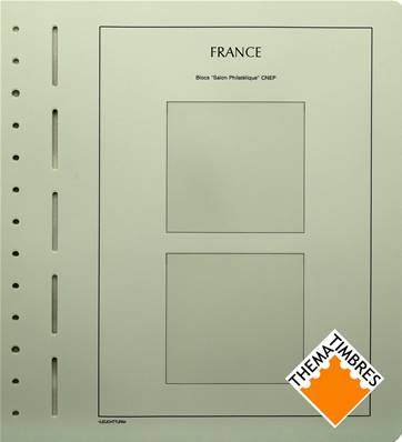 12 Feuilles vierges pour bloc CNEP France Leuchtturm 325418