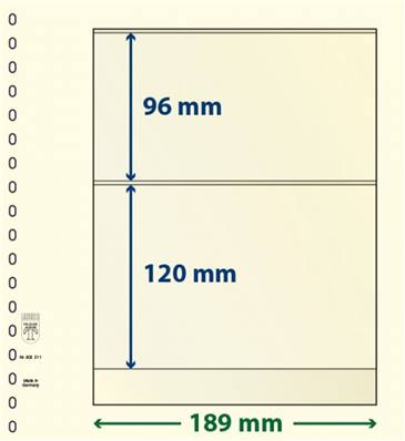 10 feuilles neutres LINDNER T 802211P