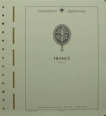 Feuille France page titre avec armoiries Leuchtturm BL WAPPEN 312941