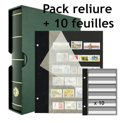 Offre Album Futura vert et 10 RECHARGES C50 Yvert et Tellier 27591