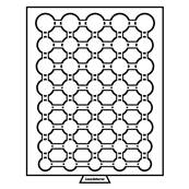 Medaillier tiroir fumé pieces 1 cent à 2 euros sous capsules Leuchtturm 309885