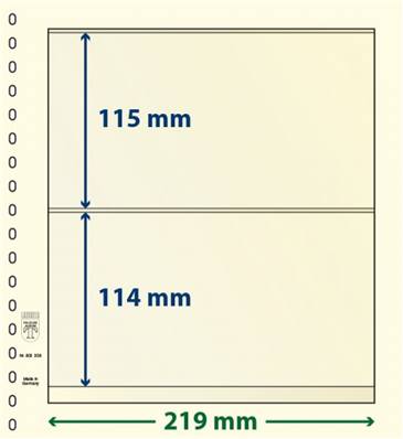 10 feuilles neutres LINDNER T 802208P