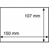 50 pochettes de protection pour CPM HP20  Leuchtturm 313007