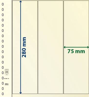 10 feuilles neutres LINDNER T 802121P