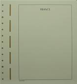 12 Feuilles vierges avec titre France Leuchtturm BL15 333055