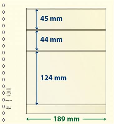 10 feuilles neutres LINDNER T 802305P