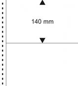 10 feuilles transparentes à 2 poches LINDNER 830P