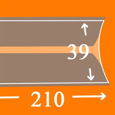 15 bandes Lindner double soudure fond noir 210 x 39 mm HA4039