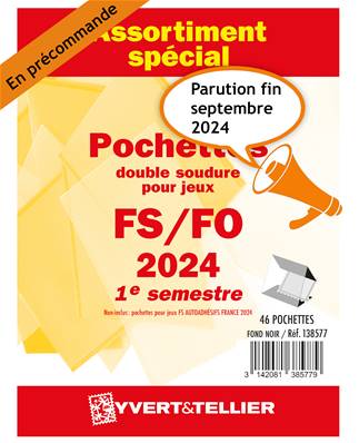 Pochettes 1er semestre 2024 pour FS FO Yvert et Tellier 138577