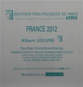 Feuilles France 2012 Album Louvre et Standard Edition Ceres FF12