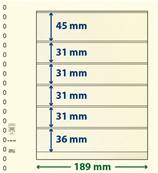 10 feuilles neutres LINDNER T 802604P