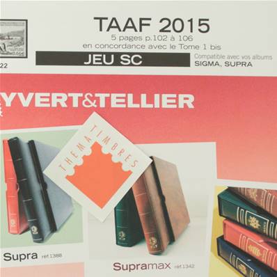 Jeu TAAF SC 2015 Yvert et Tellier 860040