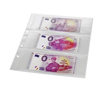 5 feuilles avec intercalaires pour billets touristiques Safe 7399