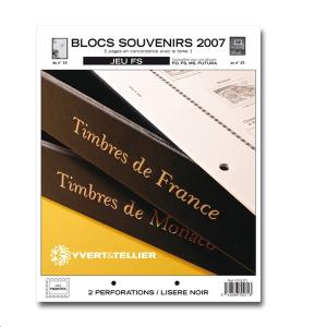 Jeu France Futura FS 2007 Blocs Souvenirs Yvert et Tellier 670071